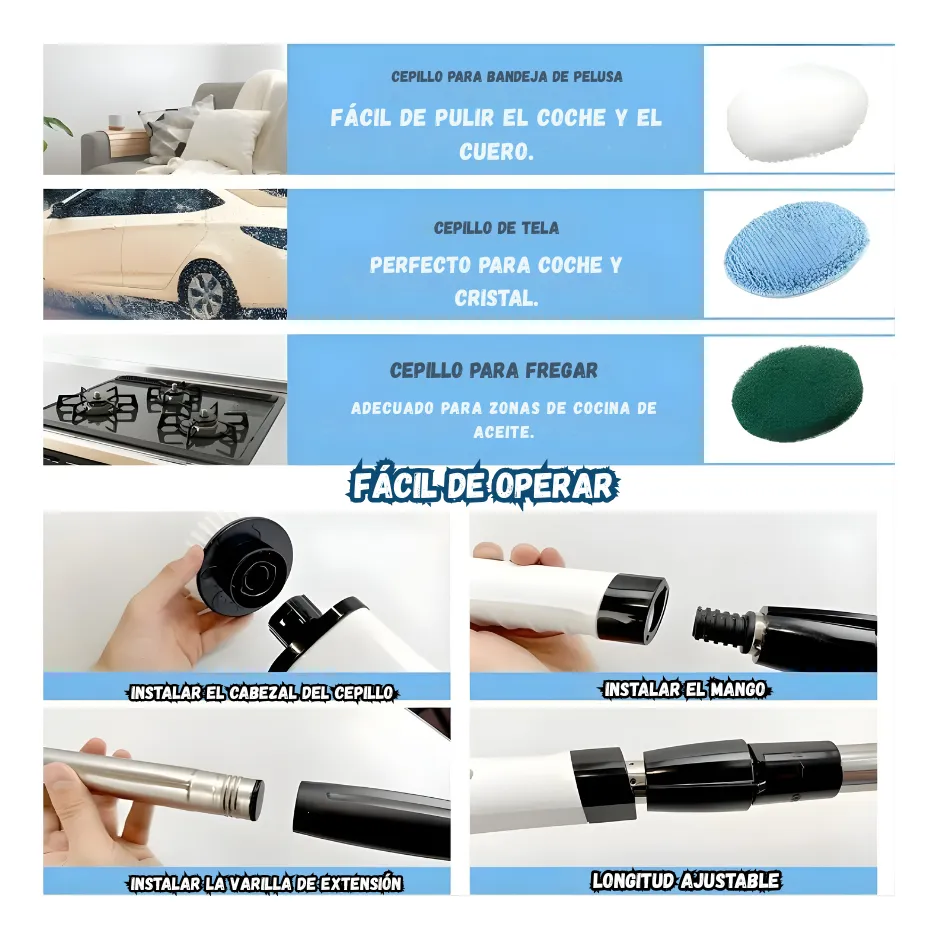 Accesorios del cepillo eléctrico